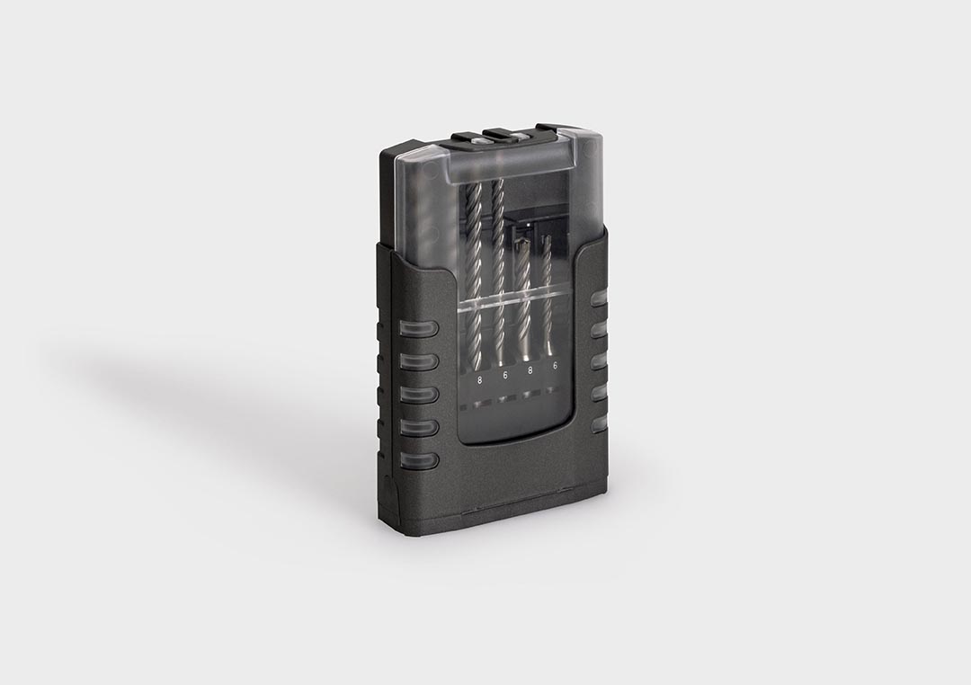 Cassette GripBox GripBox: a sturdy cassette in modern design ideal for all sets of drills.