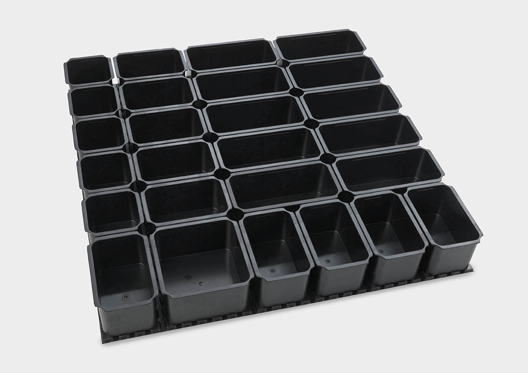 Storage system StorePack StorePack: a modular packaging, sales and storage system that adapts with flexibility to different user needs.
